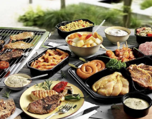 BBQ en Gourmet Mother's Day Mediterraneane BBQ Multi-Grain Bread Without BBQ and necessities [#12376]