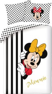 Disney Minnie Mouse Disney Minnie Mouse Dekbedovertrek Peekabooy – Eenpersoons – 140 x 200 cm – Katoen [#106556]