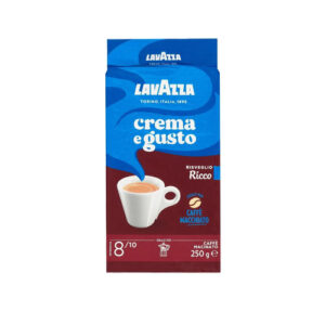 Lavazza Lavazza Crema e Gusto RICCO (250gr gemalen koffie) – Koffie > Gemalen koffie > Lavazza gemalen koffie [#AV2011]