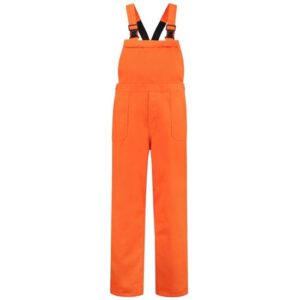 Merkloos Carnaval verkleed tuinbroek voor volwassenen – oranje – werk overall – /kleding-amp-accessoires/werkkleding/tuinbroeken [#079157]
