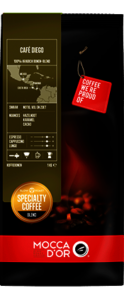 Mocca d'Or Mocca d'Or Cafe Diego bonen 1 kg – Koffie > Koffiebonen
 > 100 % arabica
 > Nederlandse koffie
 > Mocca d' Or [#432817]