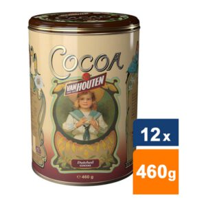 Van Houten Van Houten – Cocaopoeder in nostalgisch geel blik – 12x 460g – Drinken > Cacao [#0409HE]