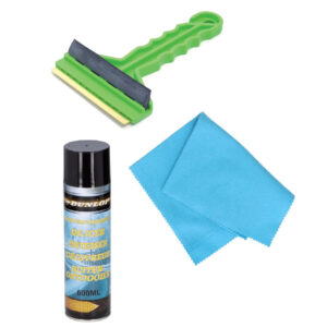 Prosperplast Autoramen IJskrabber/trekker groen 16 cm met anti-condens doek en ruitenontdooier spray – – /aanbevolen/map-4 [#875200]