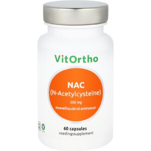 VitOrtho NAC (N-Acetylcysteïne) 500 mg – Gezondheid > Voedingssupplementen > Aminozuren [#8126]