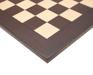 World Chess 50 cm World Chess wenge schaakbord met opbergzak voor schaakstukken [#943702]