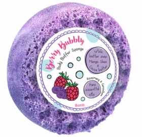 Bomb Cosmetics Berry Bubbly Body Buffer Sponge – Root Catalog > Root Cardcases > Merken > Bomb Cosmetics [#6908]