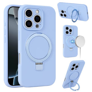 Fonu.nl Siliconen hoesje iPhone 16 Pro geschikt voor MagSafe – Blauw – Elektronica > Communicatie > Telefonie > Accessoires voor mobiele telefoons > Hoezen voor mobiele telefoons [#12620]