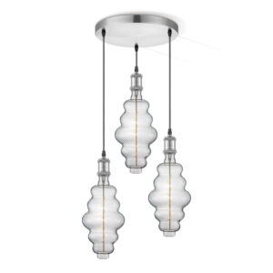 Light depot – hanglamp Vintage 3L Cloud – helder – Outlet – Root Catalog > Alle producten > Binnenverlichting > Hanglampen [#73374]