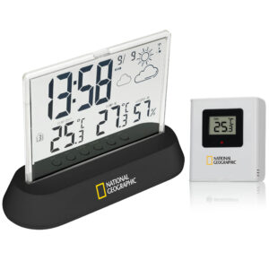 National Geographic NATIONAL GEOGRAPHIC Weerstation Transparant – Weer & Tijd [#070300]