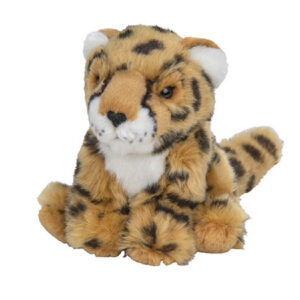 Nature Planet Nature Planet Pluche cheetah – jachtluipaard knuffel – 15 cm – wilde dieren knuffel – /knuffeldieren/safaridieren-knuffels/luipaard-jaguar-knuffels [#318208]