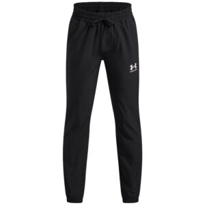 Under Armour Under Armour Vibe Woven Joggingbroek Junior 164 – Kids > Sporten > Badminton > Badmintonkleding > Broeken & Rokjes > Badminton broeken [#ae0611]
