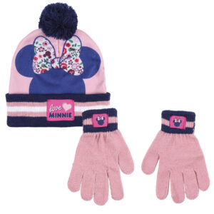 Disney Minnie Mouse Disney winter set voor kinderen met muts en handschoenen – /disney-figuren/minnie-mouse [#327661]