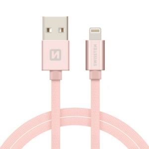 Swissten Swissten Swissten Lightning naar USB Kabel 0.2M Roze – Kabels /Lightning Kabels/Lightning Kabels 0.2M [#d7e0cf]